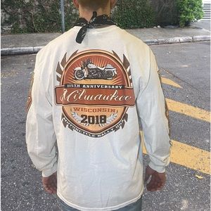 Harley Davidson 🦅 115th Anniversary Milwaukee Rally Long Sleeve Tee